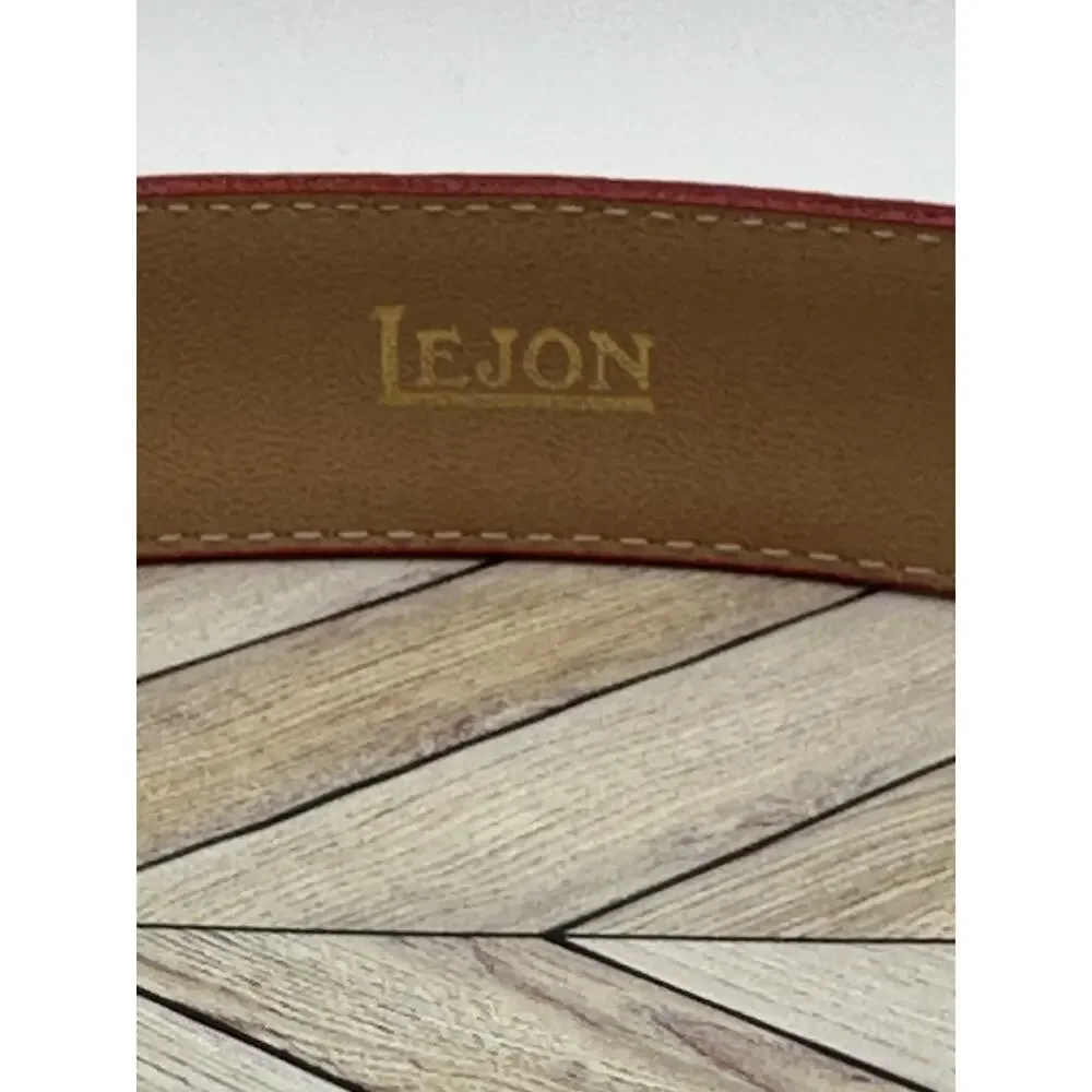 Nordstrom Red and White Women's Belt - Picture 2 of 6